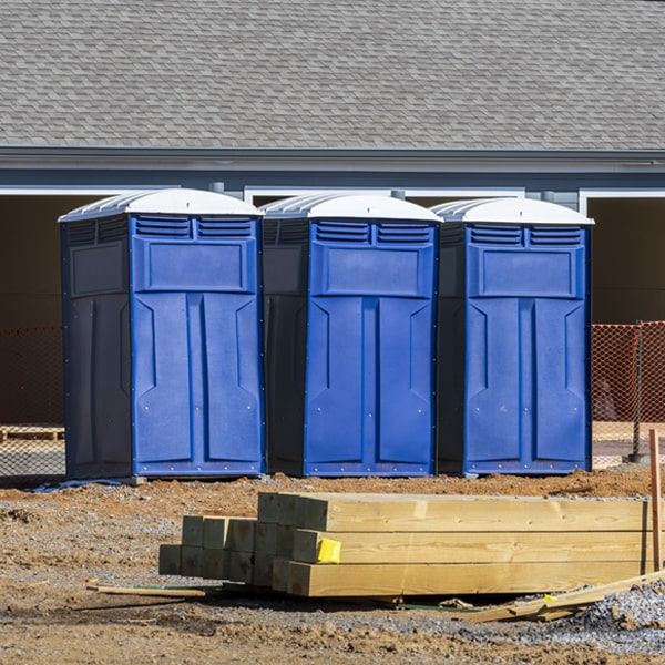 what is the cost difference between standard and deluxe porta potty rentals in Kingman IN